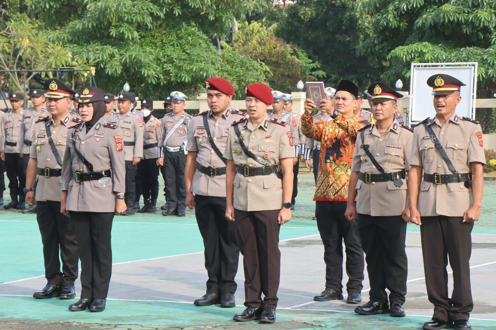Polres Indramayu Gelar Sertijab, Jabatan Wakapolres dan Kasat Reskrim Resmi Berganti